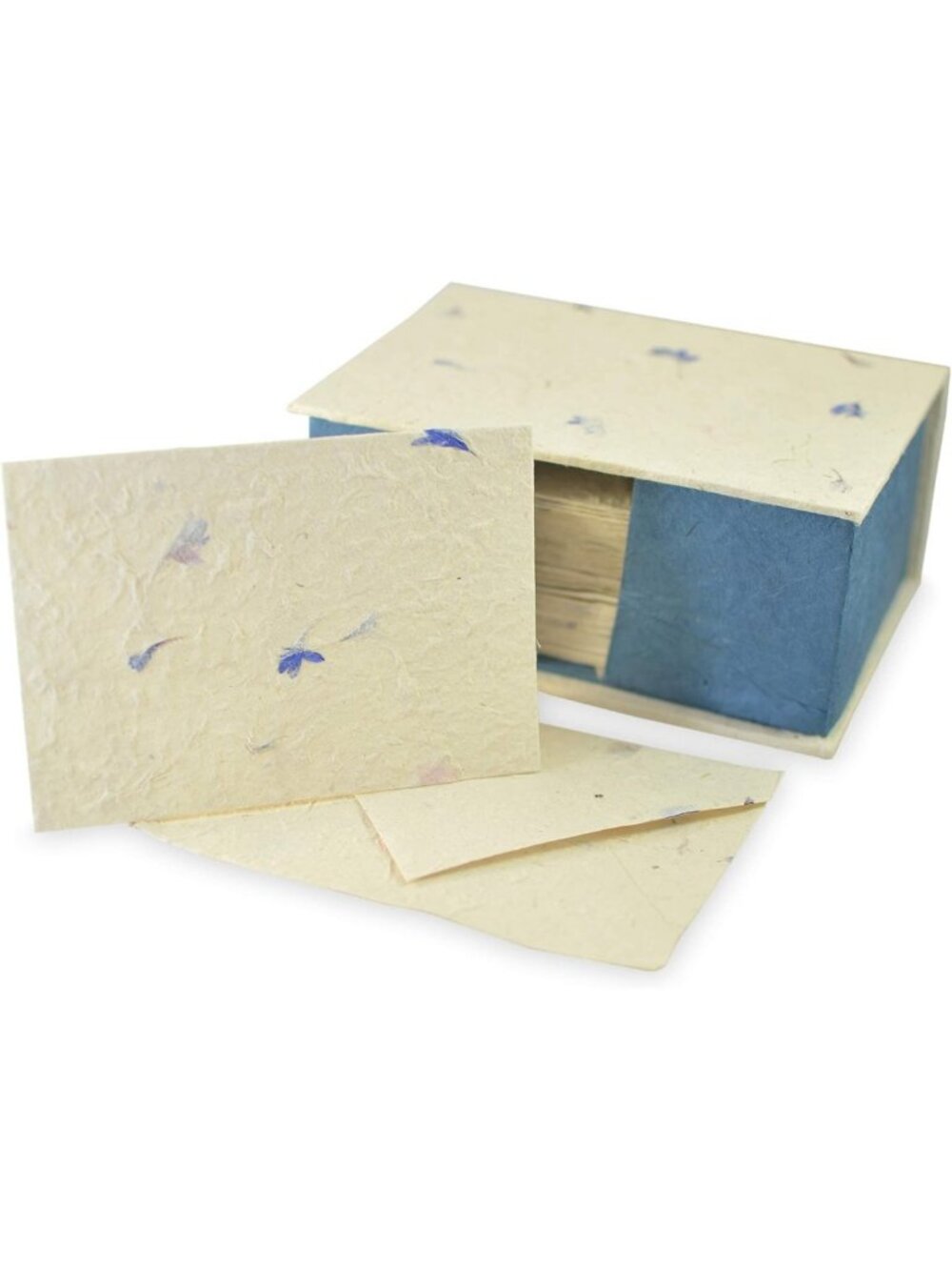 25 Nepali Greeting Cards & Envelopes Set - Cornflower Blue, Perfect for All